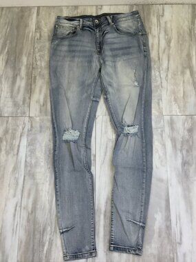 Kollar 203 Rockstars Classic Skinny Distressed Jean 34